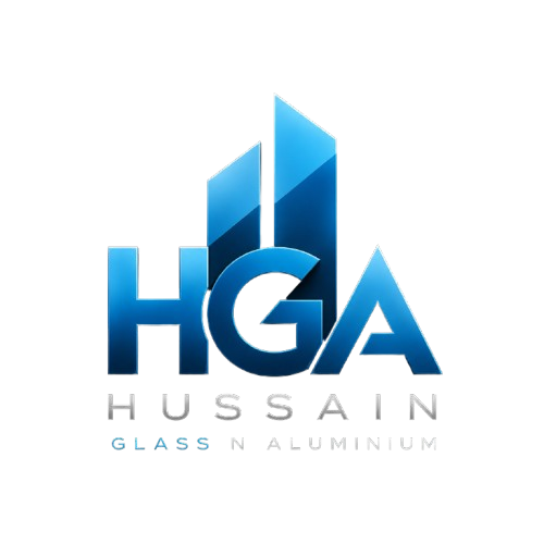 Hussain Glass and Aluminium Logo